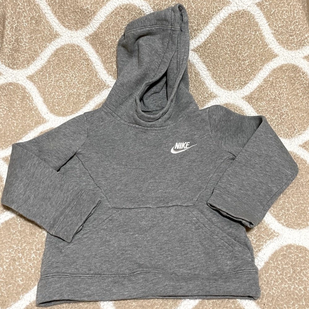 Cozy Nike Gray Hoodie, Size:4T, Thumbholes